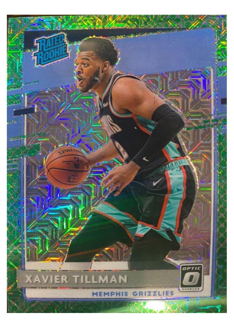 2020-21 Donruss Optic Base Set Xavier Tillman #185 card