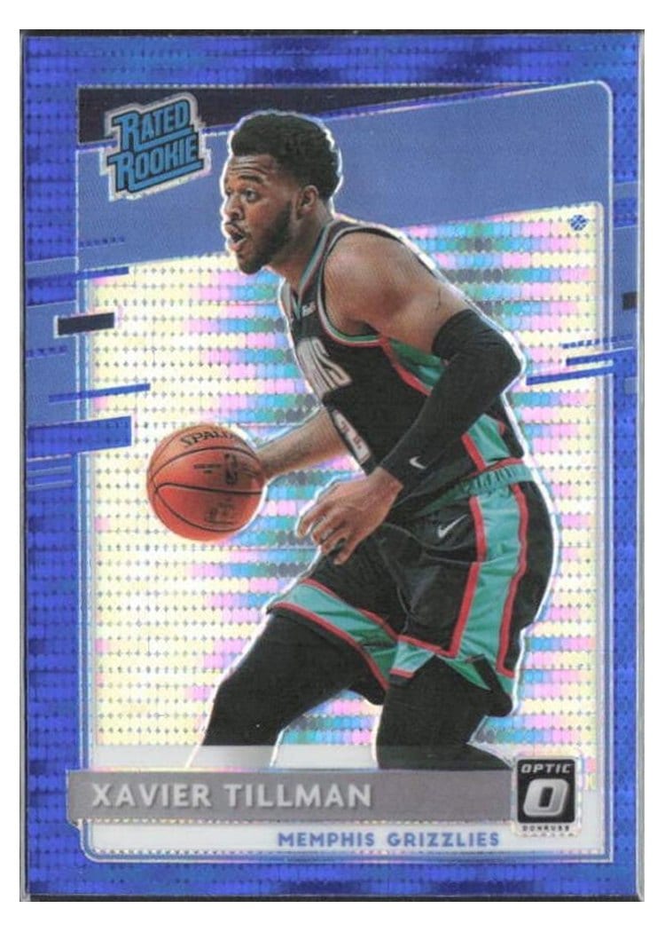 2020-21 Donruss Optic Base Set Xavier Tillman #185 card