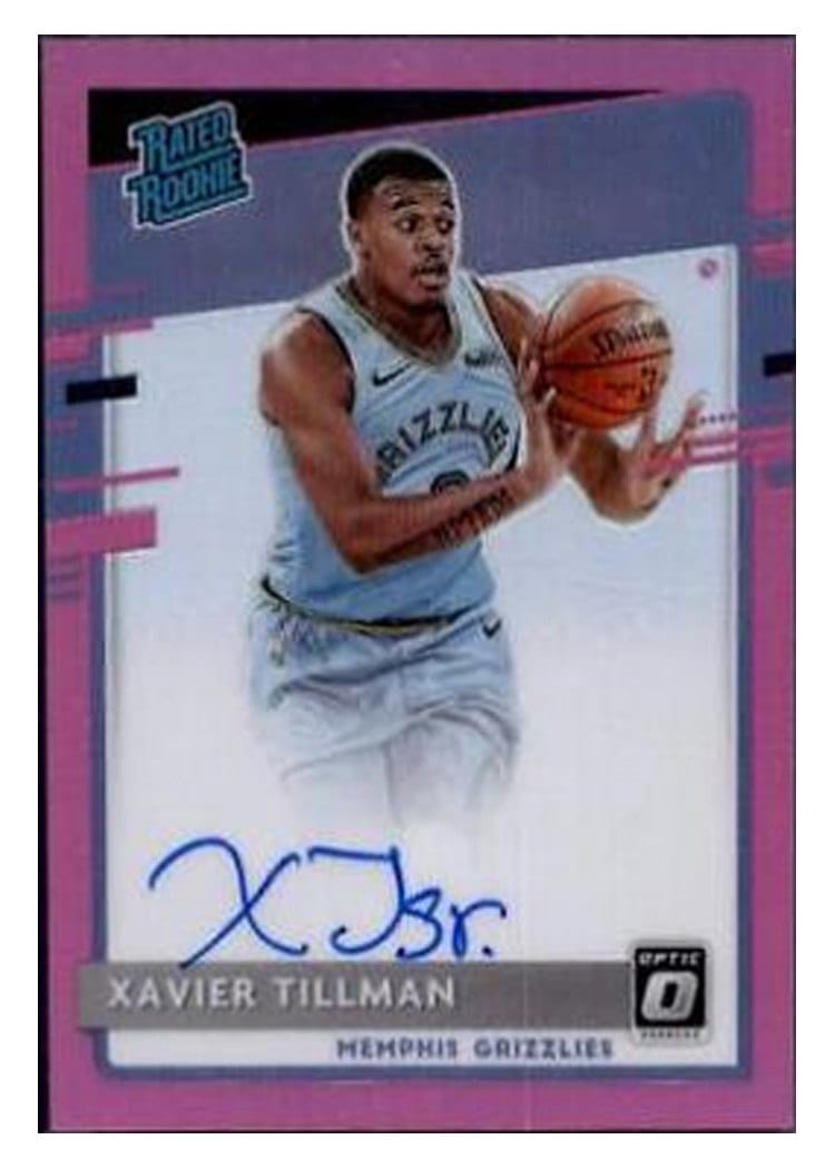 2020-21 Donruss Optic Base Set Xavier Tillman #185 card