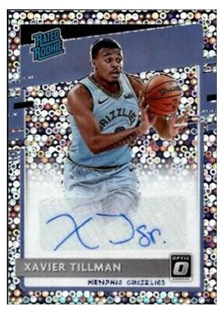 2020-21 Donruss Optic Base Set Xavier Tillman #185 card