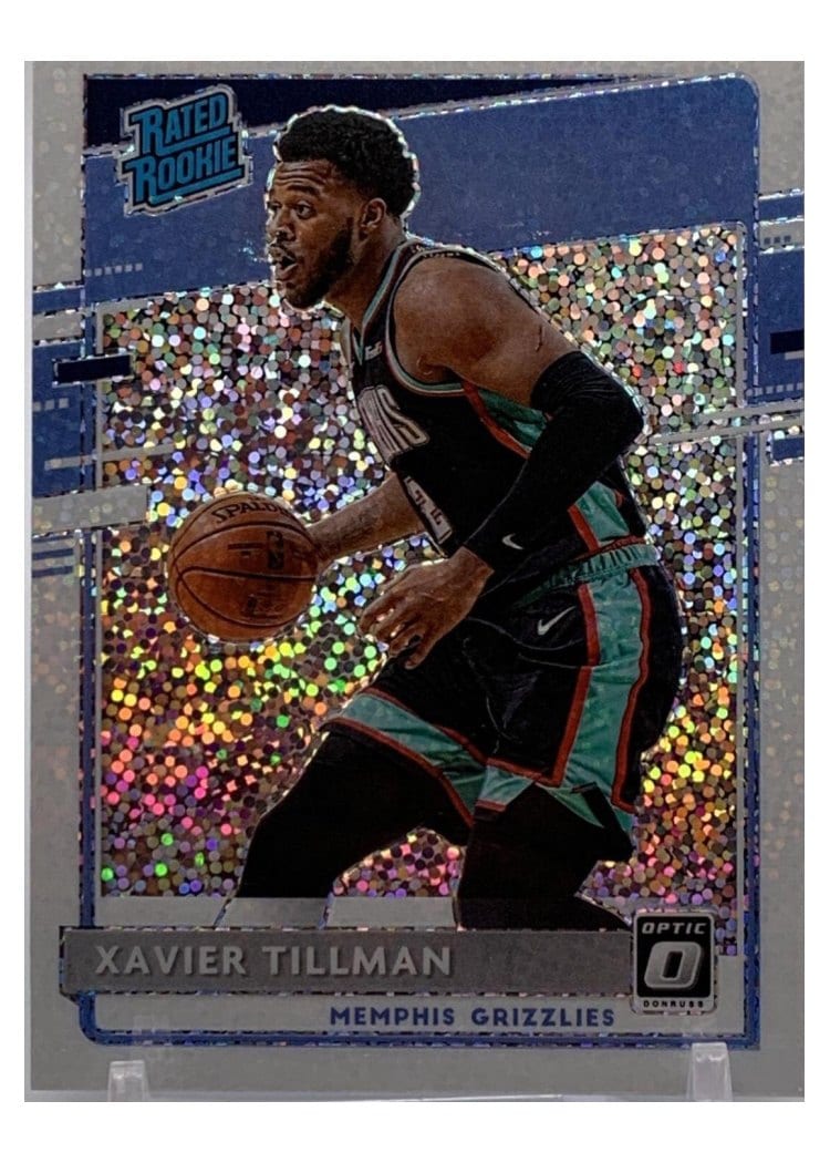 2020-21 Donruss Optic Base Set Xavier Tillman #185 card