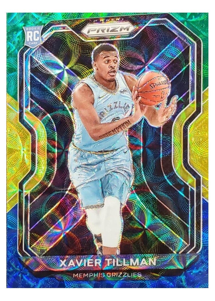 2020-21 Panini Prizm Base Set Xavier Tillman #299 card
