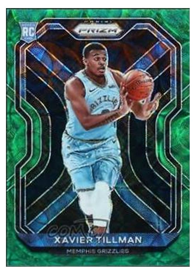 2020-21 Panini Prizm Base Set Xavier Tillman #299 card