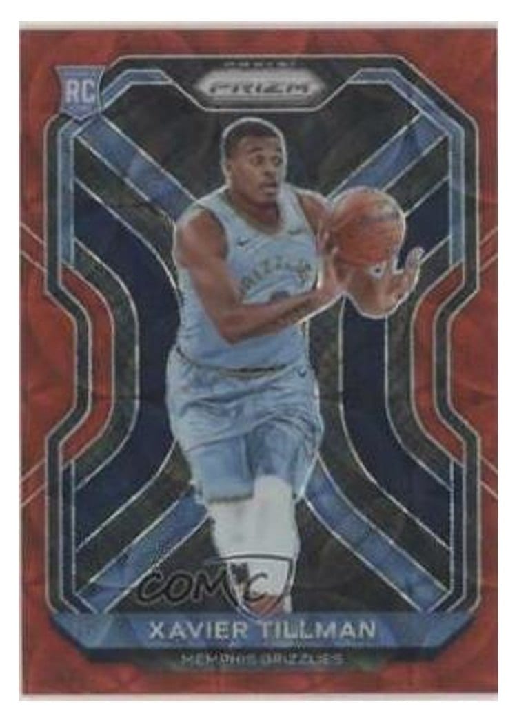2020-21 Panini Prizm Base Set Xavier Tillman #299 card