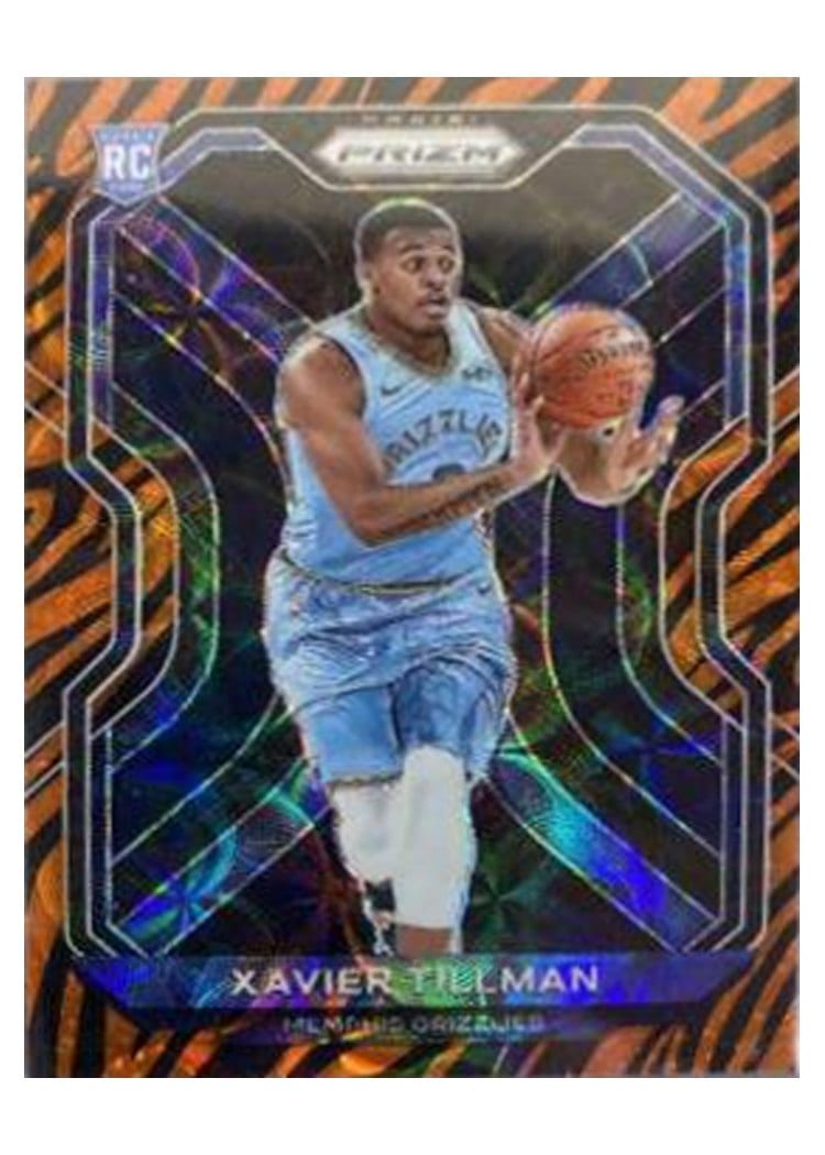 2020-21 Panini Prizm Base Set Xavier Tillman #299 card