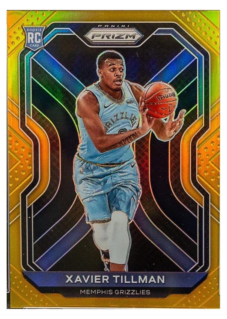 2020-21 Panini Prizm Base Set Xavier Tillman #299 card