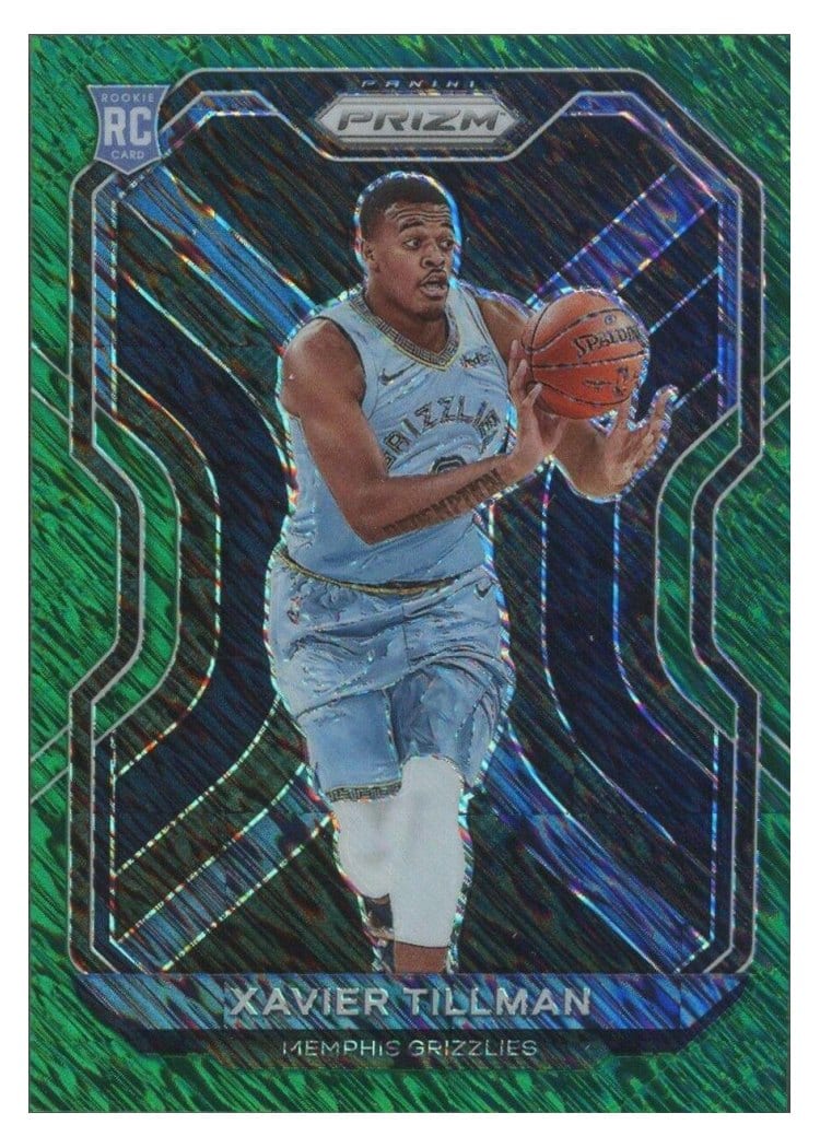 2020-21 Panini Prizm Base Set Xavier Tillman #299 card