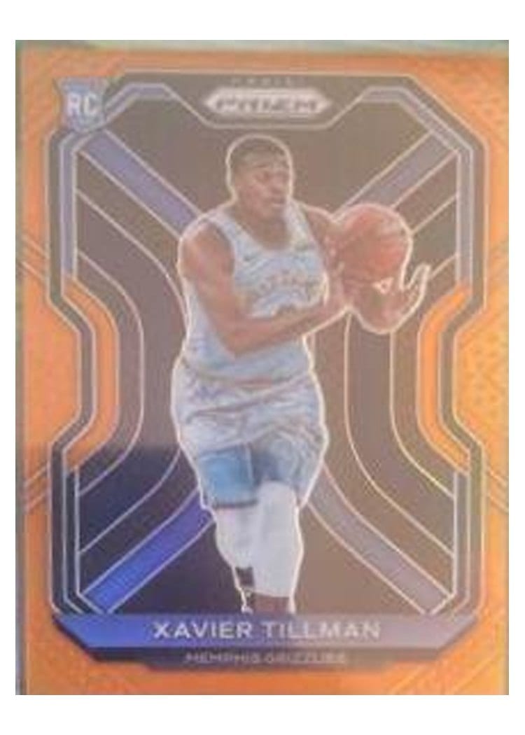 2020-21 Panini Prizm Base Set Xavier Tillman #299 card