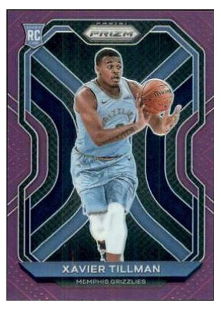 2020-21 Panini Prizm Base Set Xavier Tillman #299 card