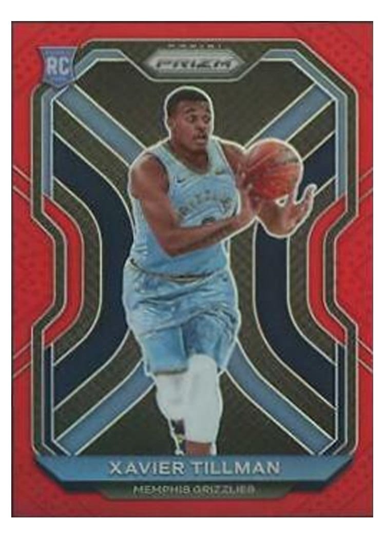 2020-21 Panini Prizm Base Set Xavier Tillman #299 card