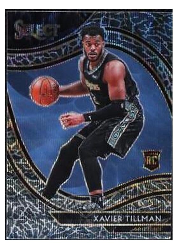 2020-21 Panini Select Base Set Xavier Tillman #266 card