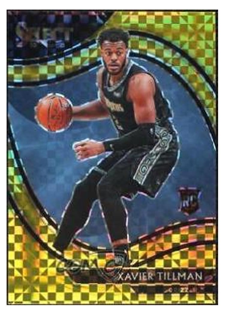 2020-21 Panini Select Base Set Xavier Tillman #266 card
