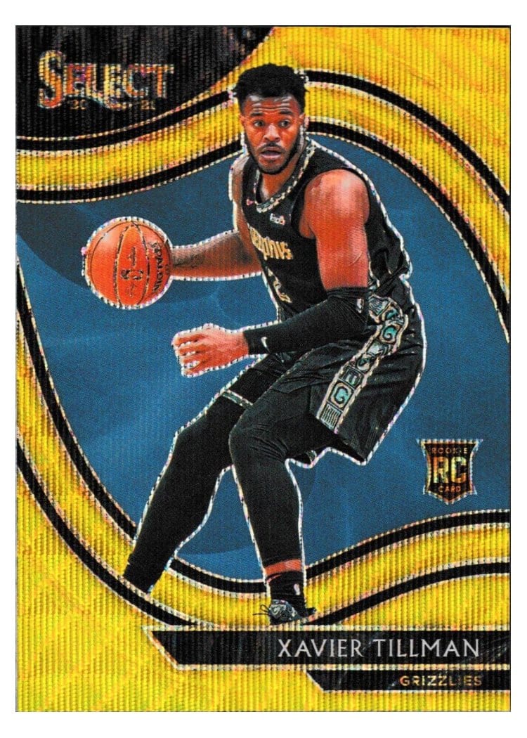 2020-21 Panini Select Base Set Xavier Tillman #266 card