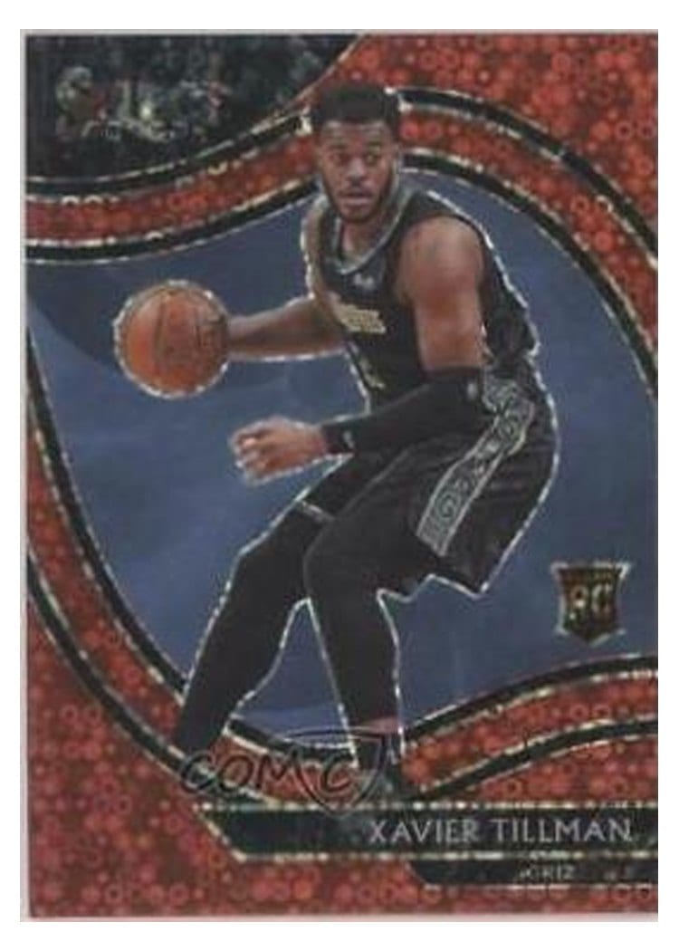 2020-21 Panini Select Base Set Xavier Tillman #266 card