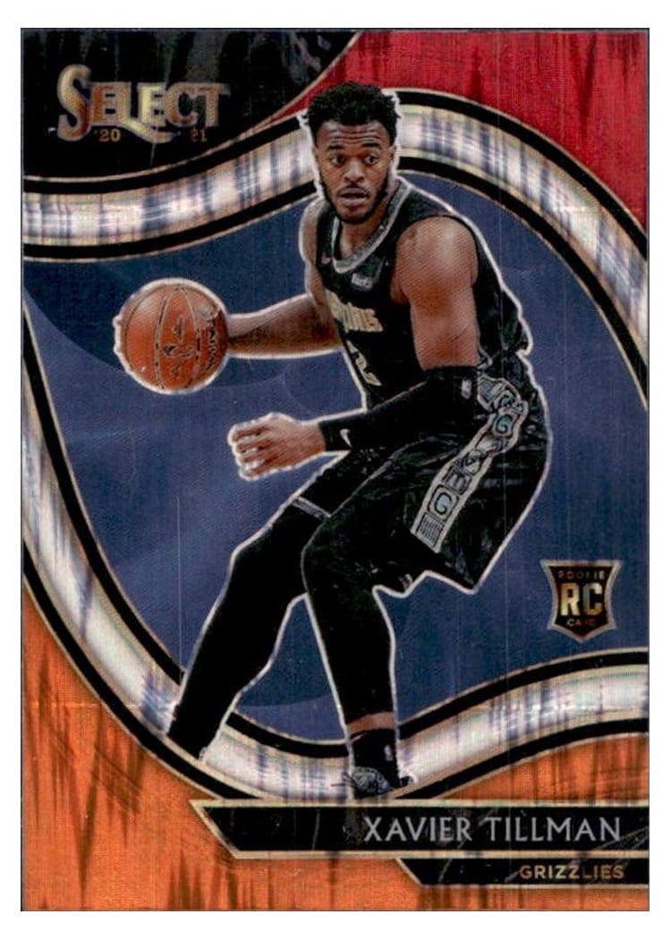 2020-21 Panini Select Base Set Xavier Tillman #266 card