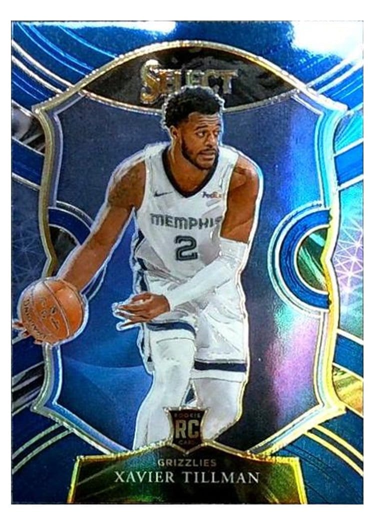 2020-21 Panini Select Base Set Xavier Tillman #95 card