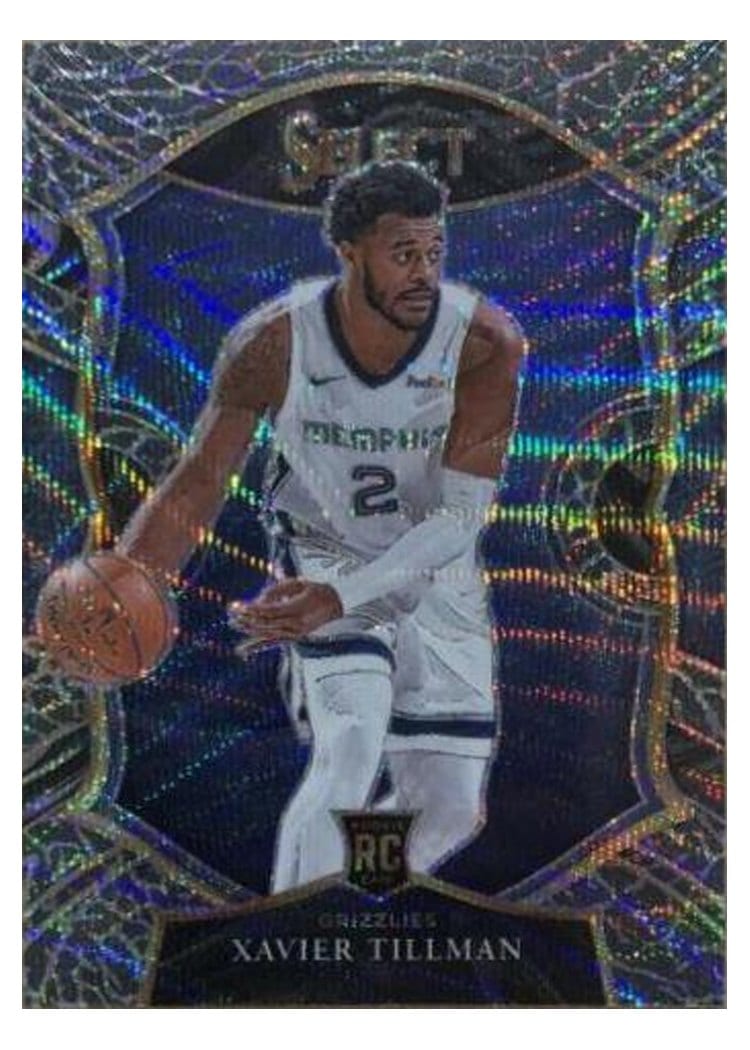 2020-21 Panini Select Base Set Xavier Tillman #95 card