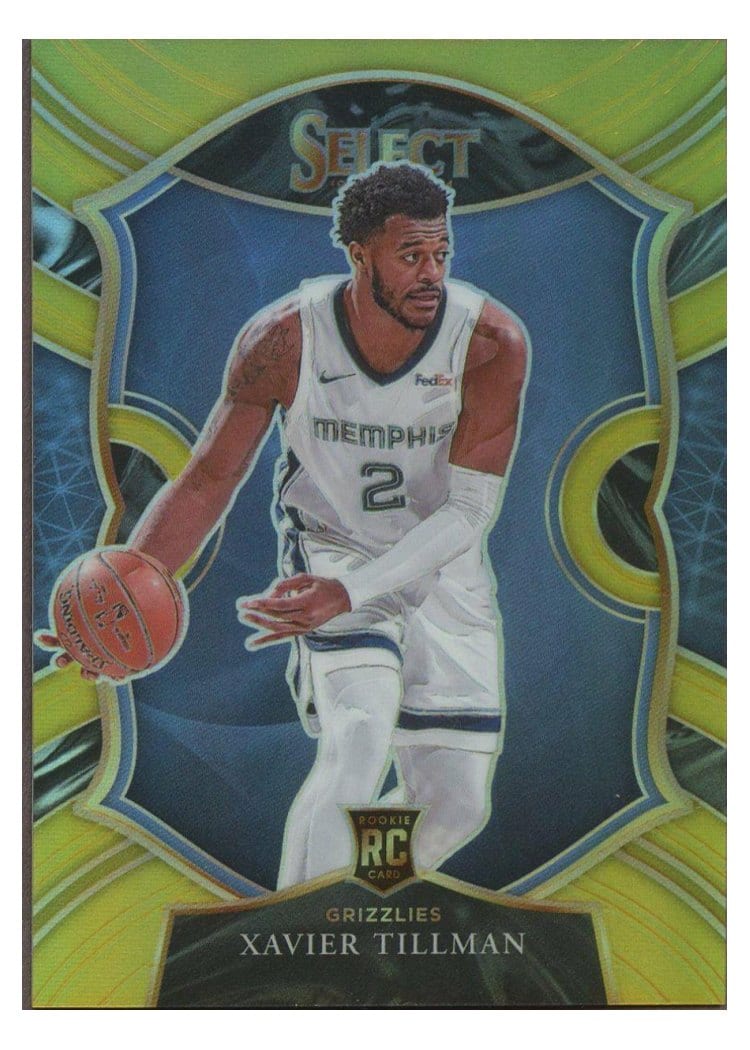 2020-21 Panini Select Base Set Xavier Tillman #95 card