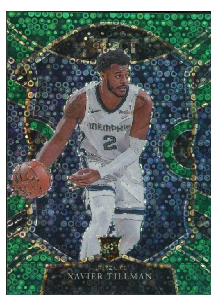 2020-21 Panini Select Base Set Xavier Tillman #95 card