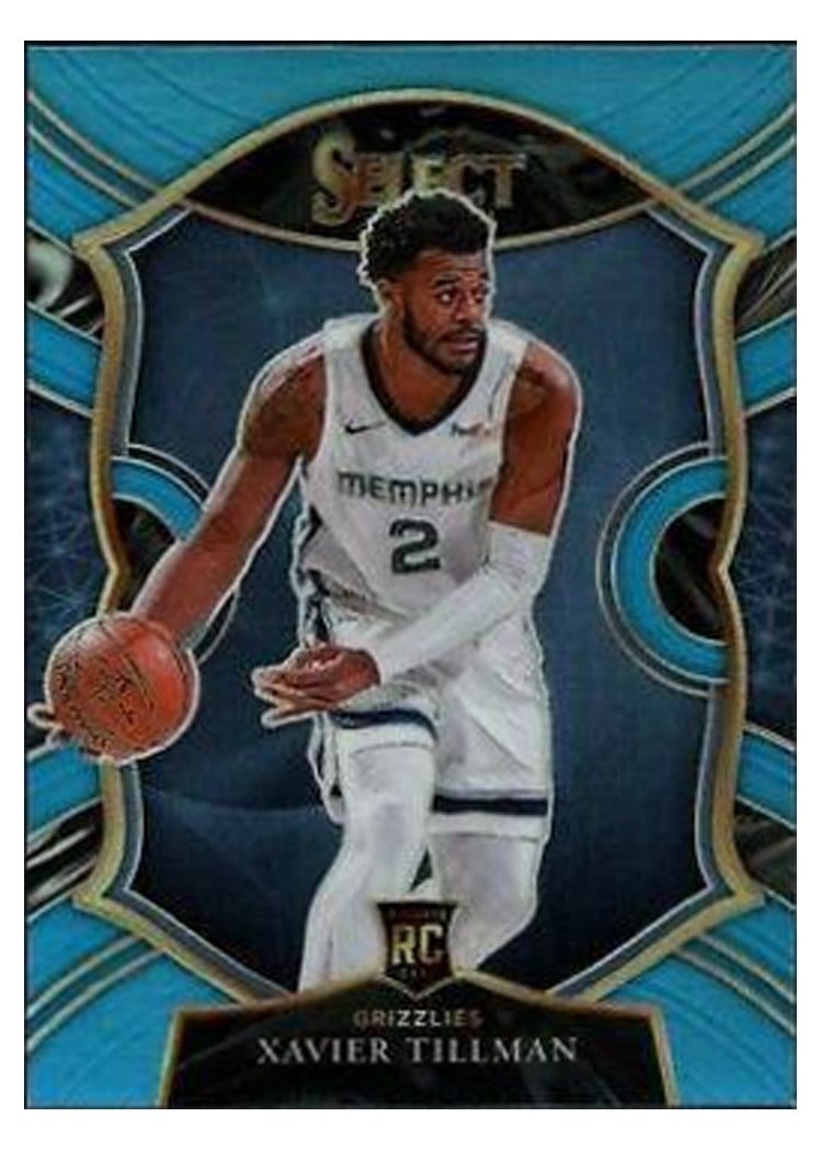 2020-21 Panini Select Base Set Xavier Tillman #95 card