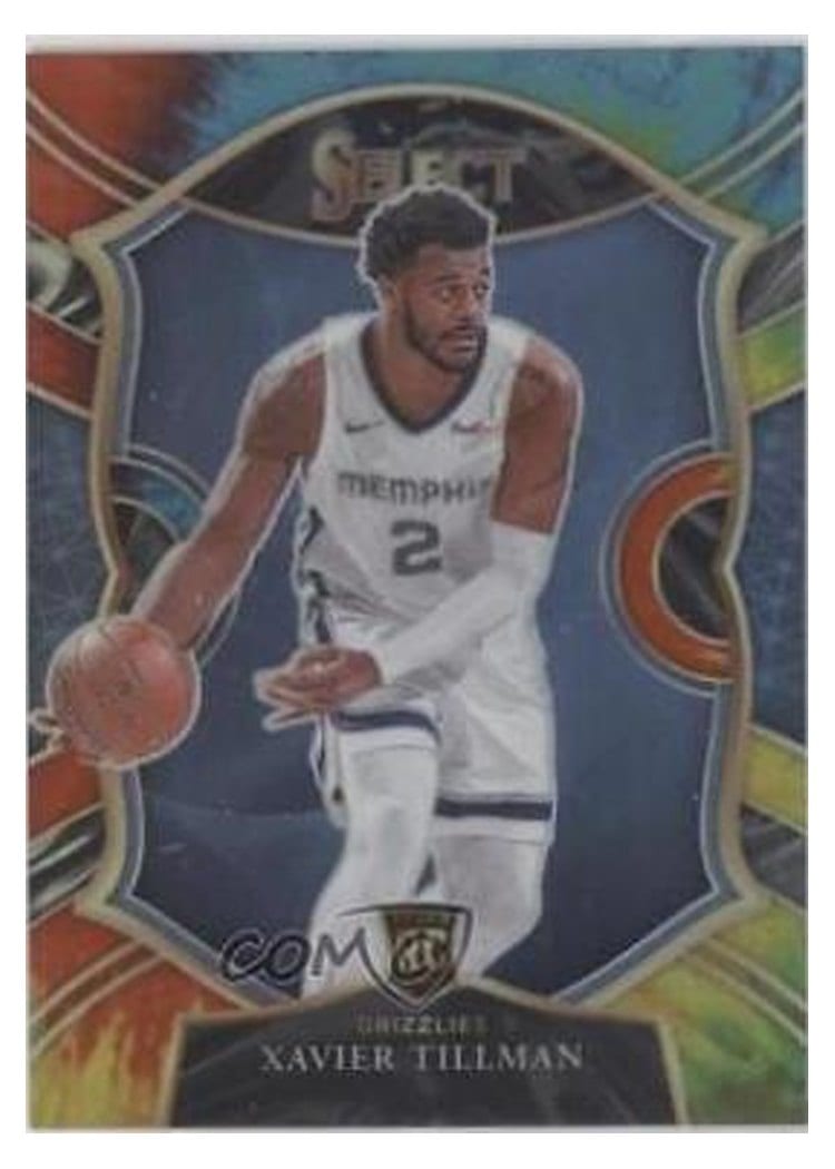 2020-21 Panini Select Base Set Xavier Tillman #95 card