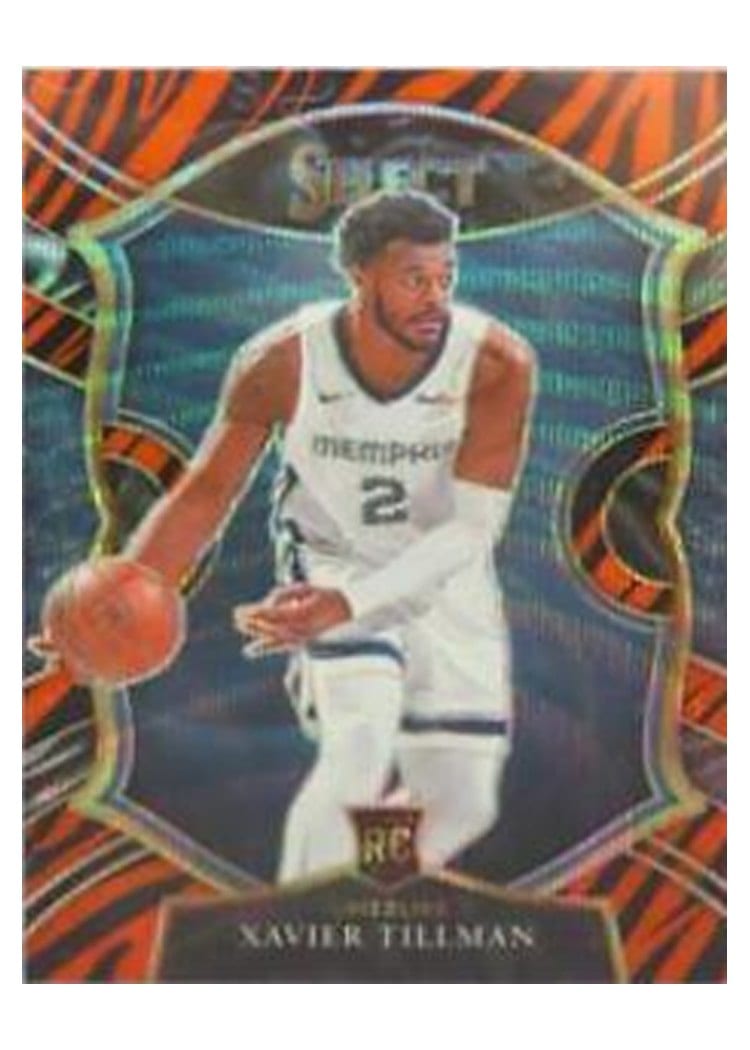 2020-21 Panini Select Base Set Xavier Tillman #95 card