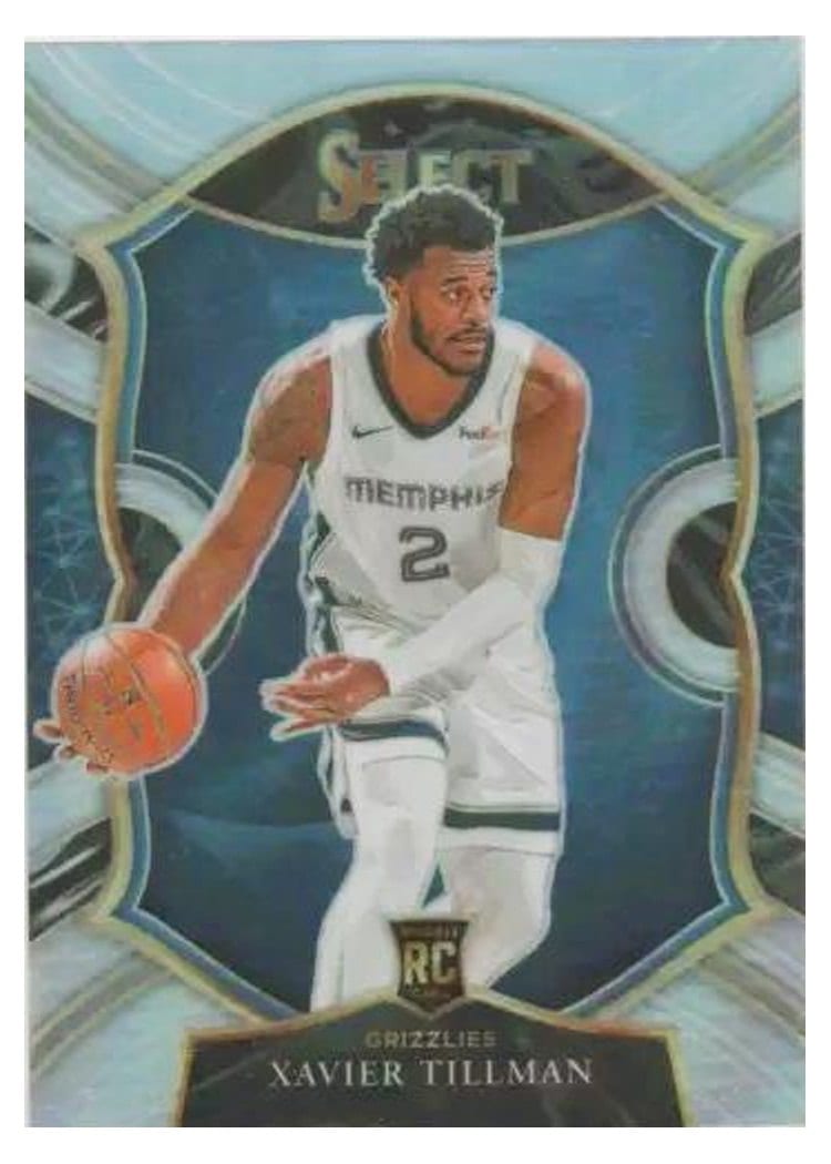 2020-21 Panini Select Base Set Xavier Tillman #95 card