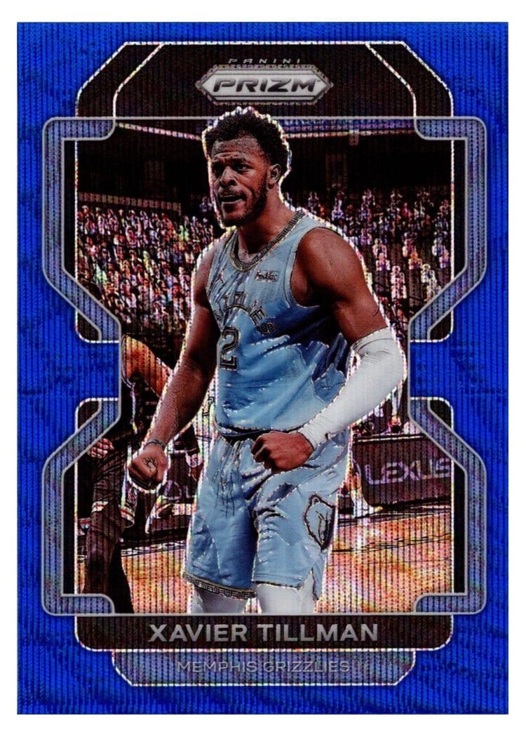 2021-22 Panini Prizm Base Set Xavier Tillman #105 card