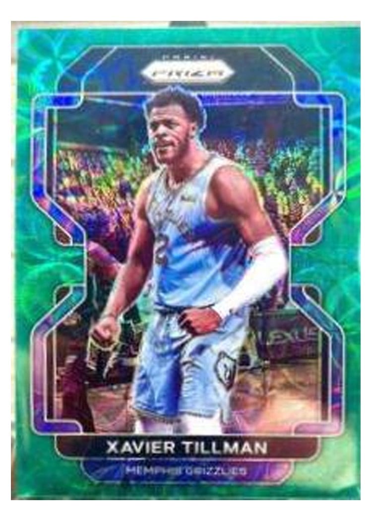 2021-22 Panini Prizm Base Set Xavier Tillman #105 card