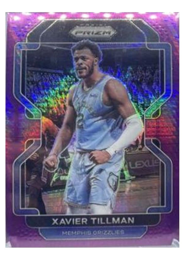 2021-22 Panini Prizm Base Set Xavier Tillman #105 card