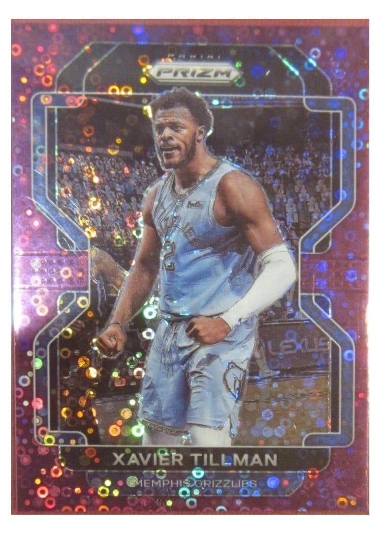2021-22 Panini Prizm Base Set Xavier Tillman #105 card