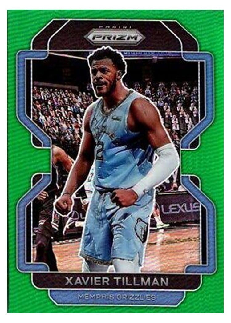 2021-22 Panini Prizm Base Set Xavier Tillman #105 card