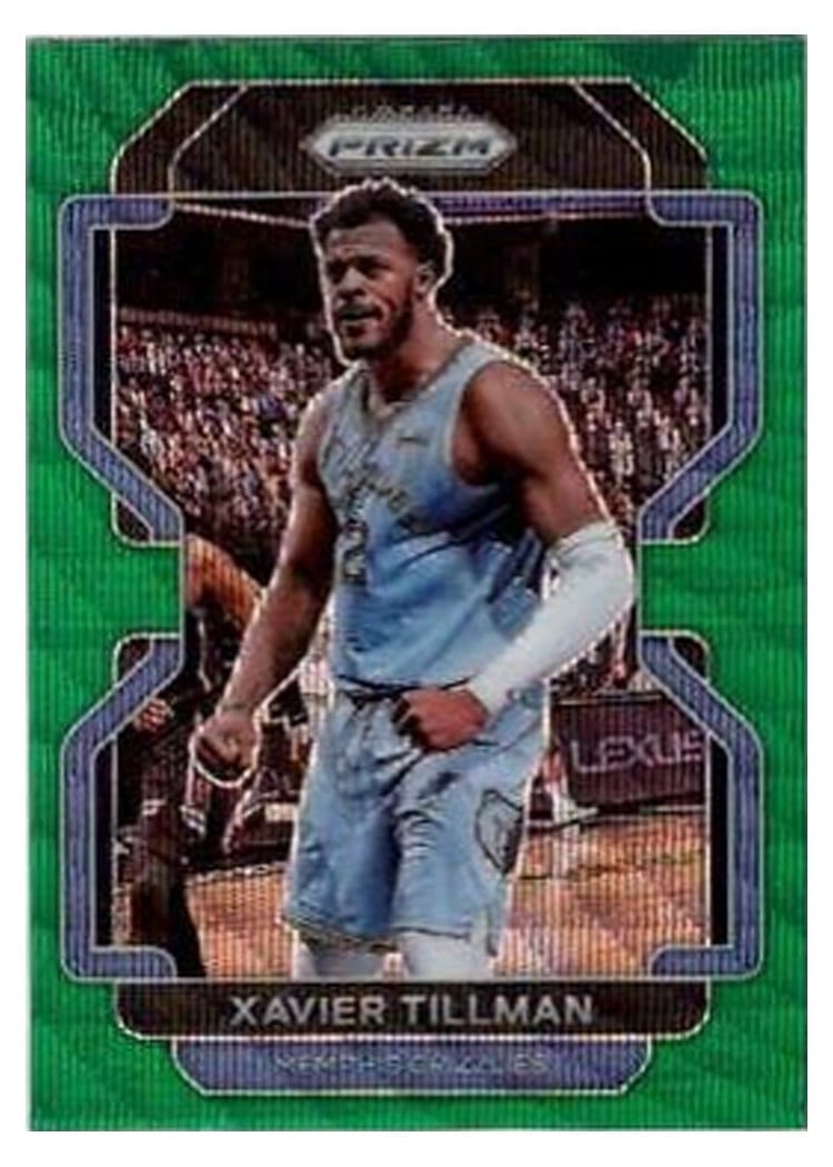 2021-22 Panini Prizm Base Set Xavier Tillman #105 card