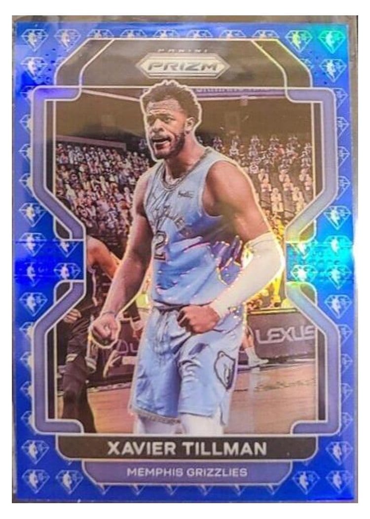 2021-22 Panini Prizm Base Set Xavier Tillman #105 card
