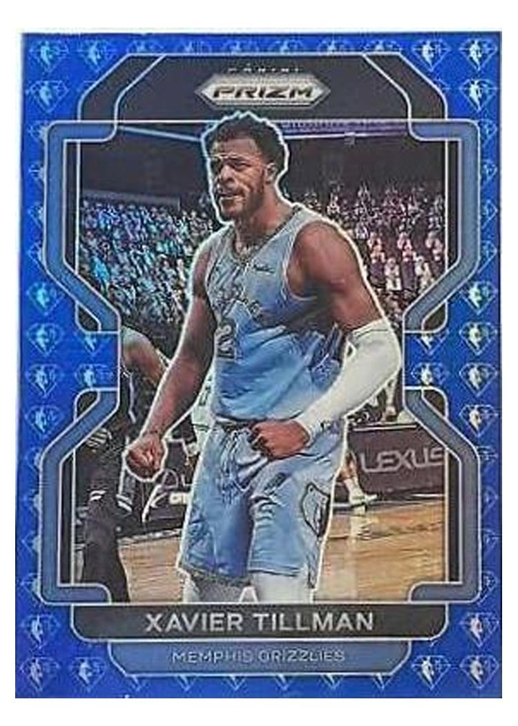 2021-22 Panini Prizm Base Set Xavier Tillman #105 card