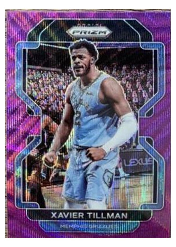 2021-22 Panini Prizm Base Set Xavier Tillman #105 card
