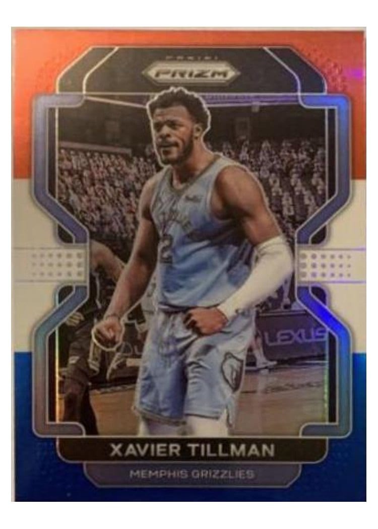 2021-22 Panini Prizm Base Set Xavier Tillman #105 card