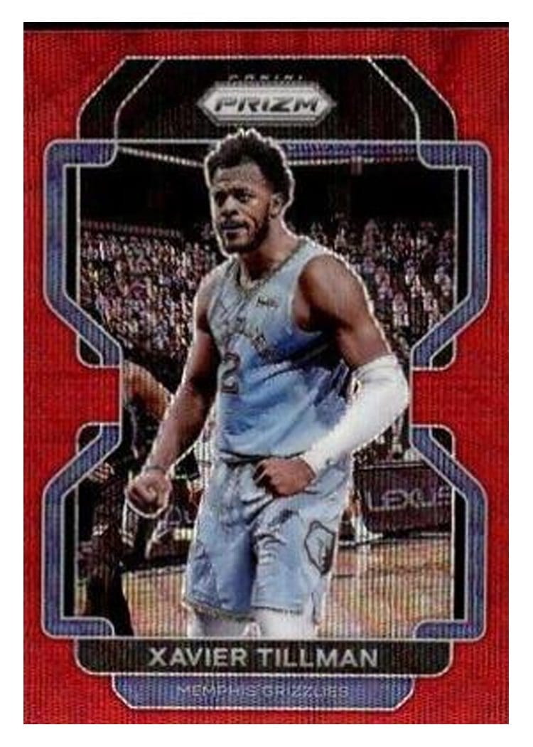 2021-22 Panini Prizm Base Set Xavier Tillman #105 card