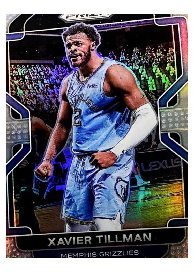 2021-22 Panini Prizm Base Set Xavier Tillman #105 card