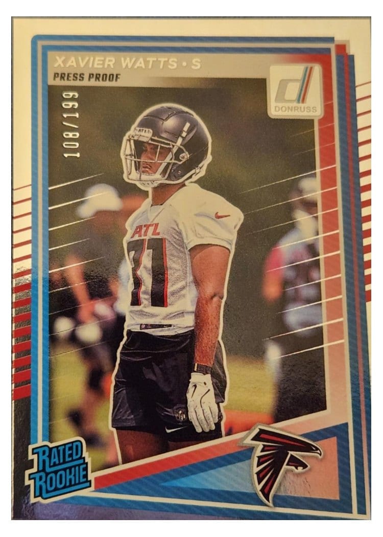 2025 Donruss Base Set Xavier Watts #399 card