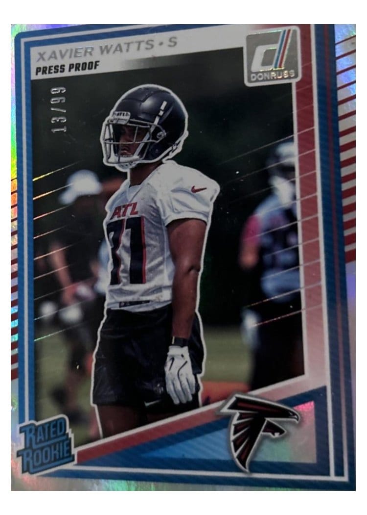 2025 Donruss Base Set Xavier Watts #399 card