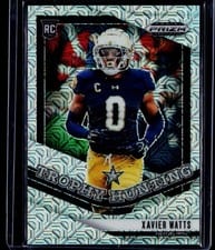 2025 Panini Prizm Draft Picks Trophy Hunting Xavier Watts #25 card