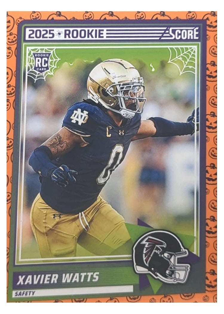 2025 Score-A-Treat Base Rookies Pumpkin Xavier Watts #94 card