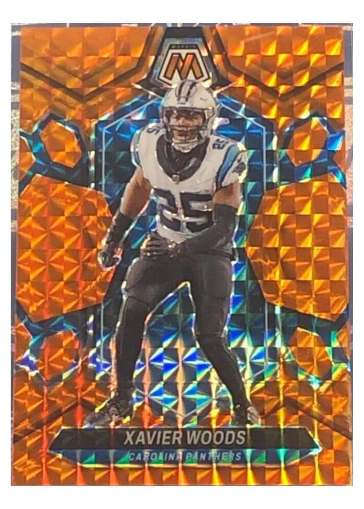 2024 Panini Mosaic Base Set Xavier Woods Orange #34 card