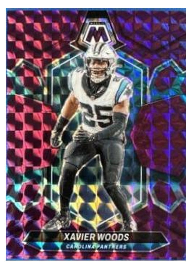 2024 Panini Mosaic Base Set Xavier Woods Purple #34 card