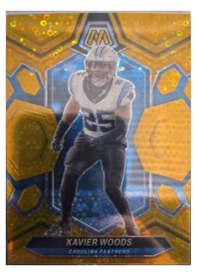2024 Panini Mosaic Base Set Xavier Woods No Huddle Gold #34