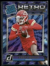 2024 Donruss Rated Rookies Retro Xavier Worthy #14 card
