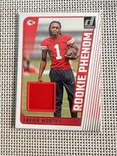 2024 Donruss Rookie Phenom Jerseys Xavier Worthy #RPJ-XWO card