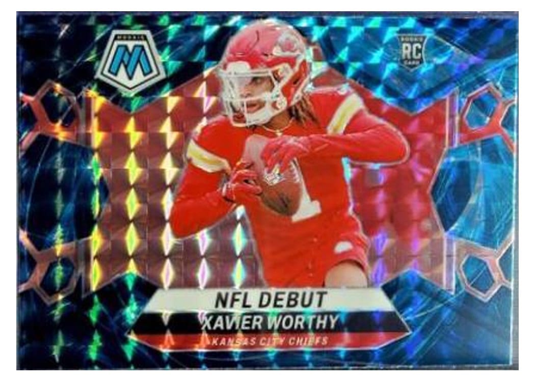 2024 Panini Mosaic Base Set Xavier Worthy #285 card