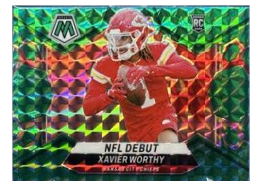2024 Panini Mosaic Base Set Xavier Worthy #285 card